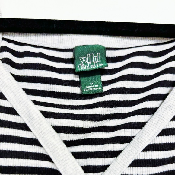 Striped, Ribbed, Stretchy Tank - Picture 2 of 3